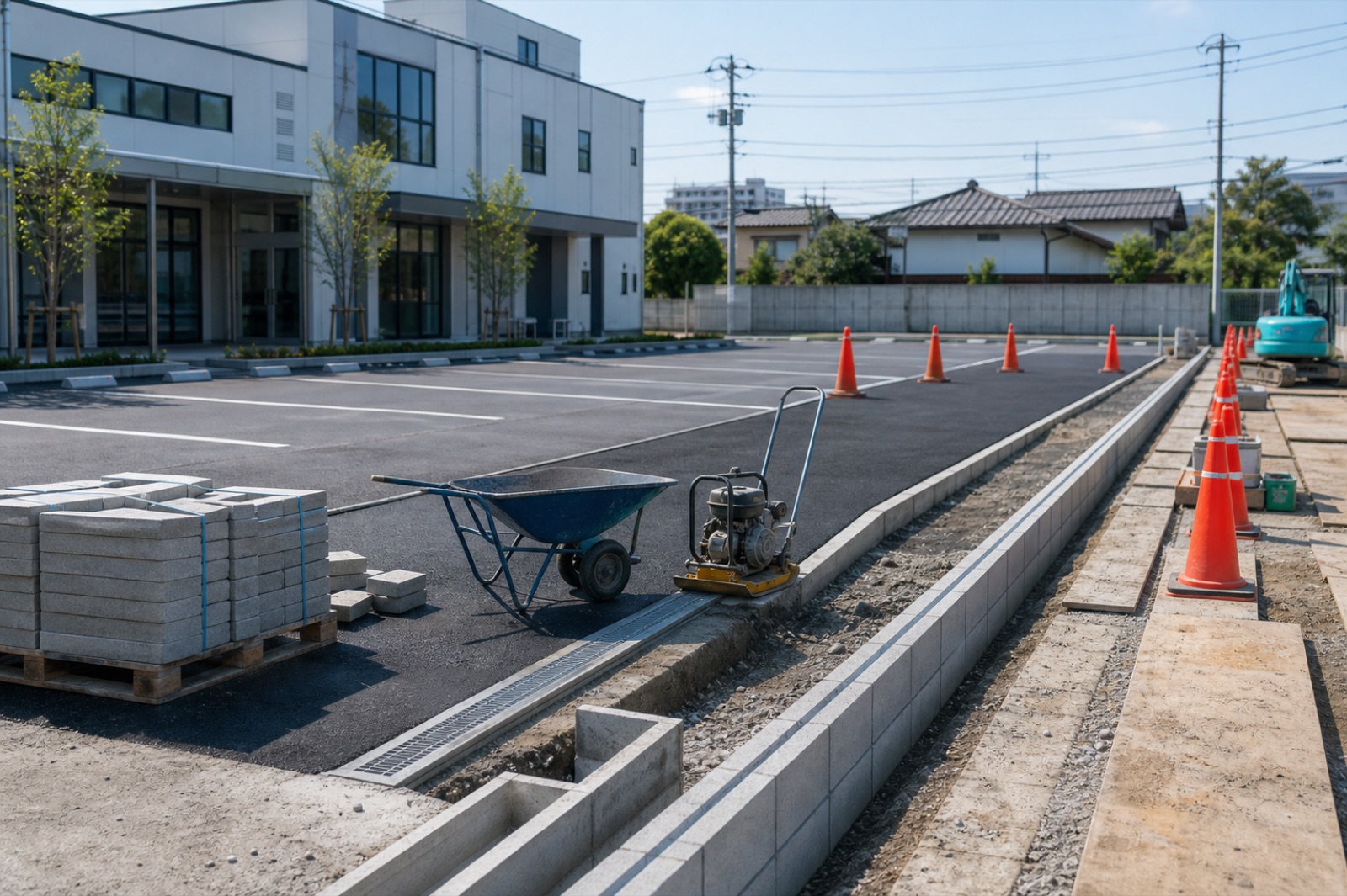 広域施設の点検補助と測量撮影