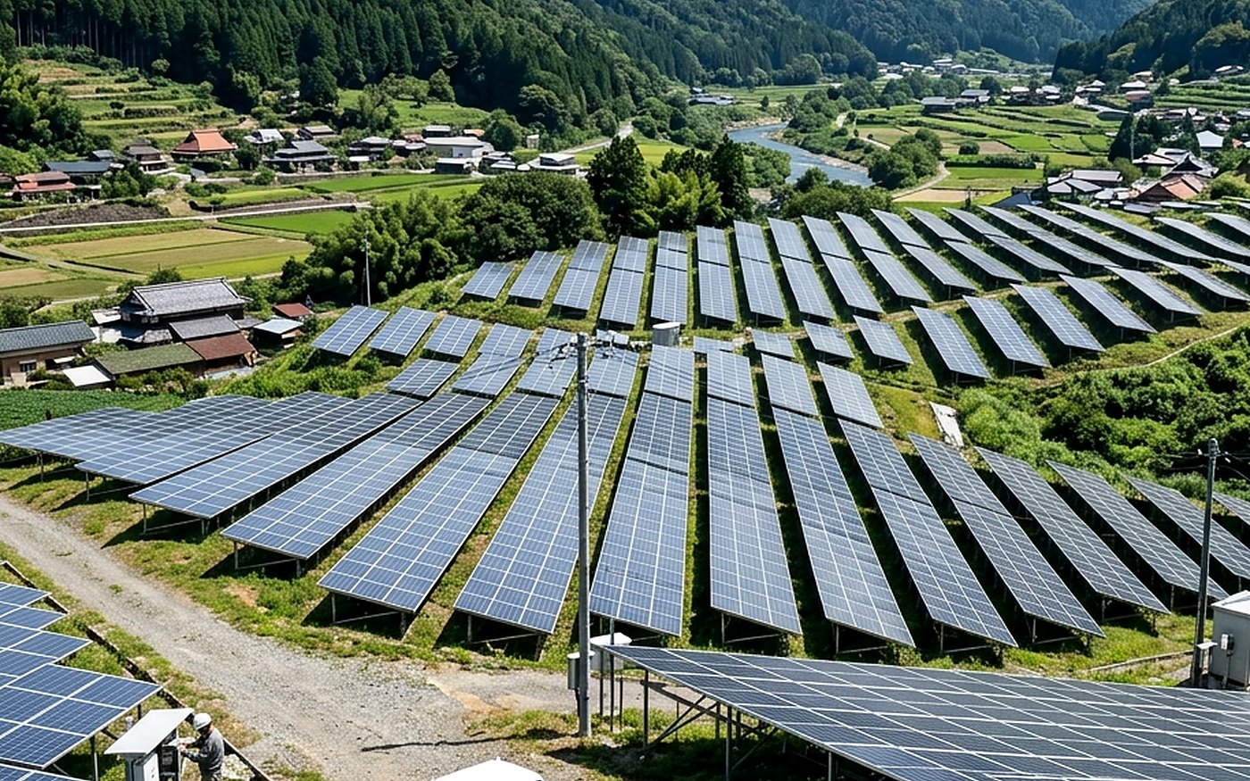 太陽光発電システムの点検と保守イメージ